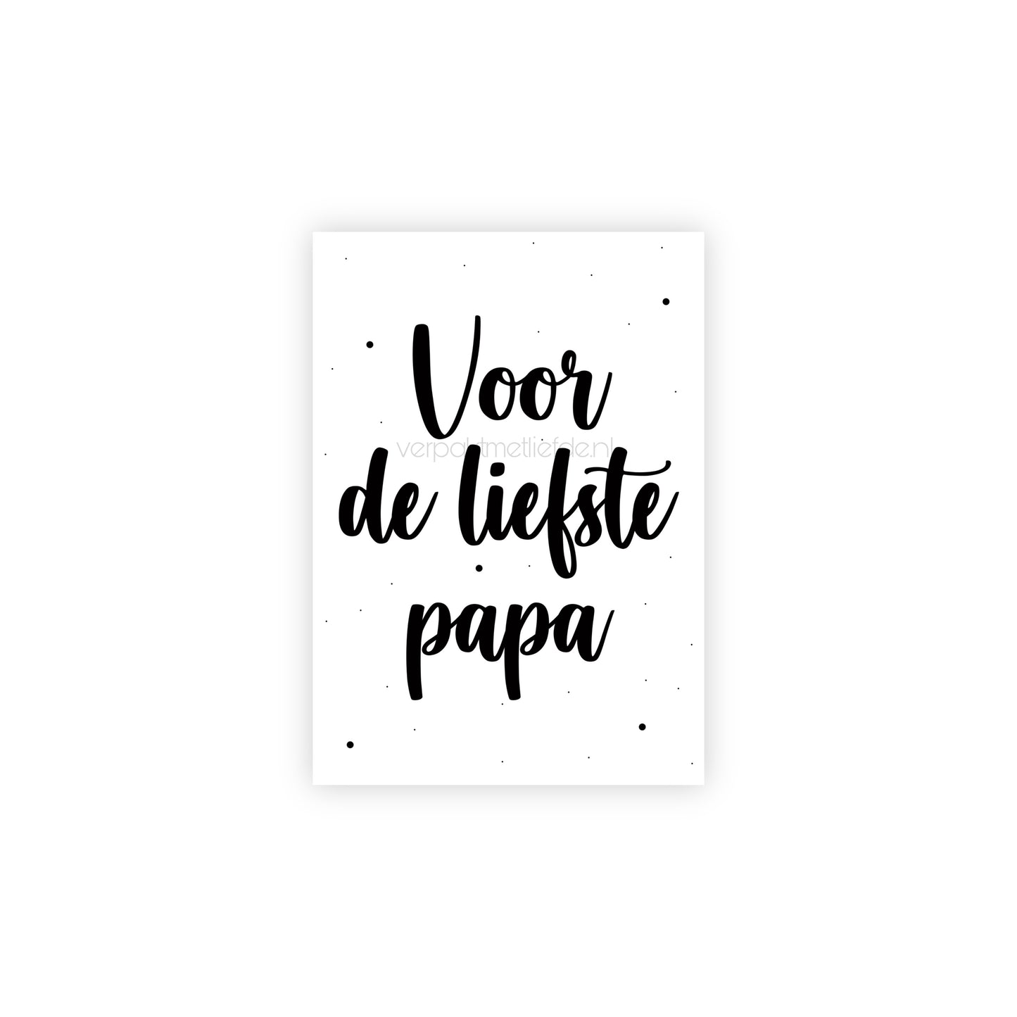 Cadeaulabel | voor de liefste papa
