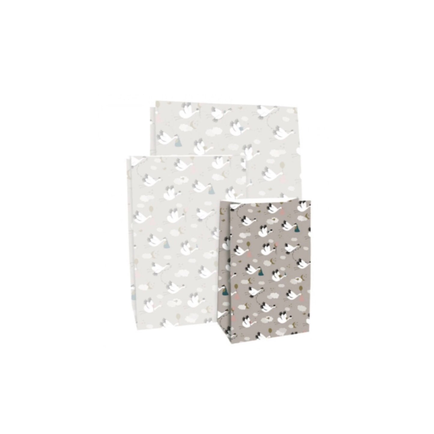 Blokbodemzakken - baby - 12x7x19 cm - 2 stuks