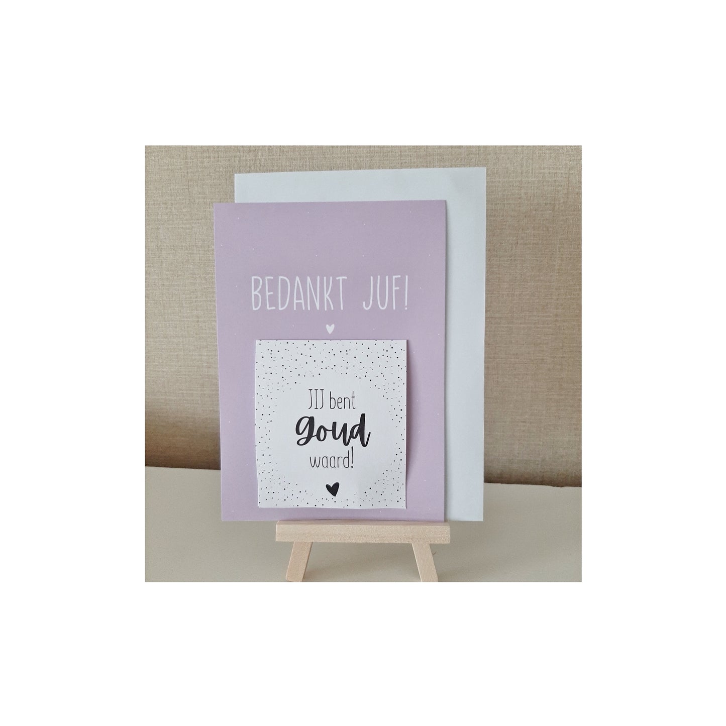 Theekaart - jij bent goud waard