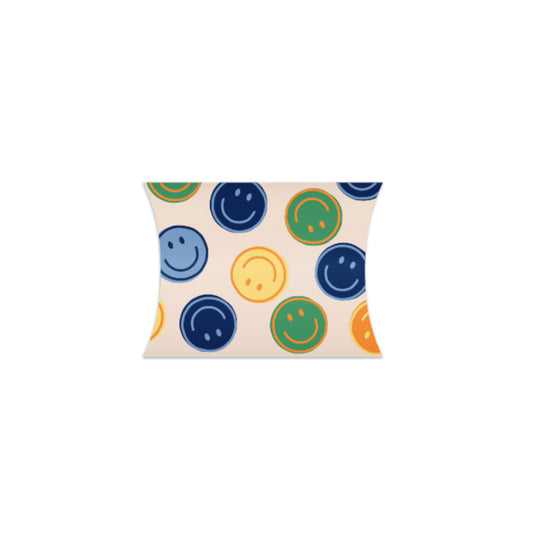 Gondeldoosje - smileys - blauw/groen