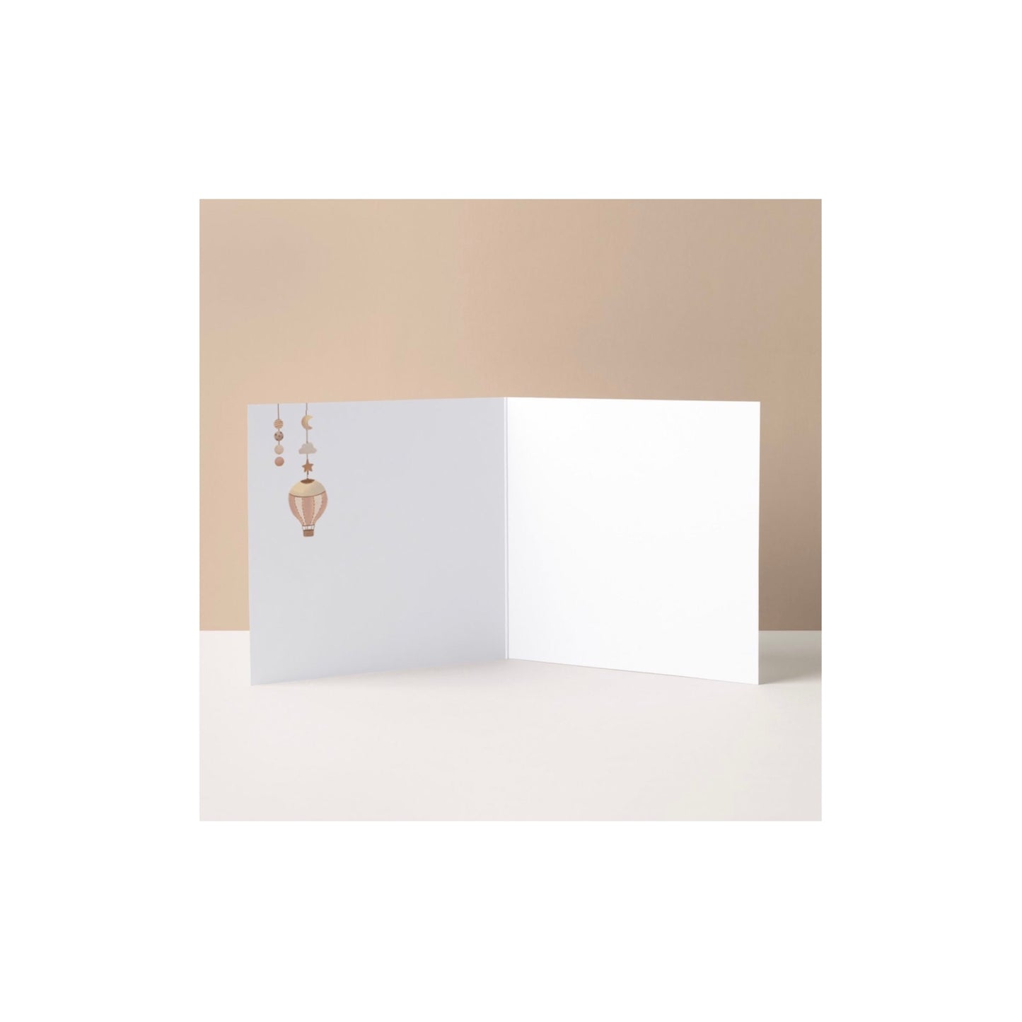 Dubbele wenskaart - baby on the way