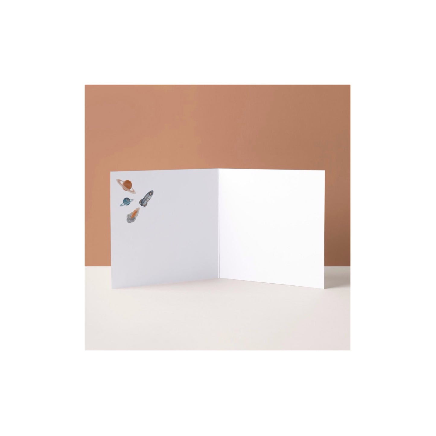 Dubbele wenskaart - happy birthday