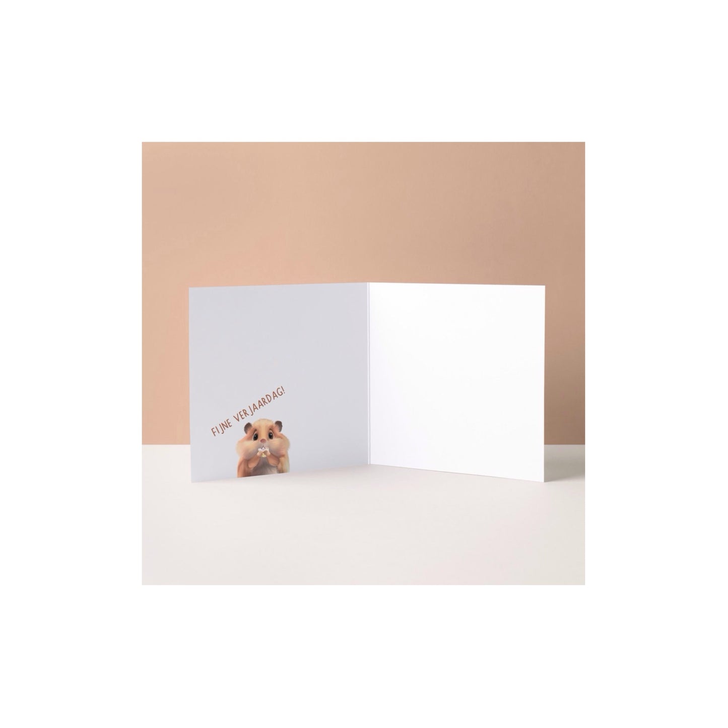 Dubbele wenskaart - taart, welke taart?