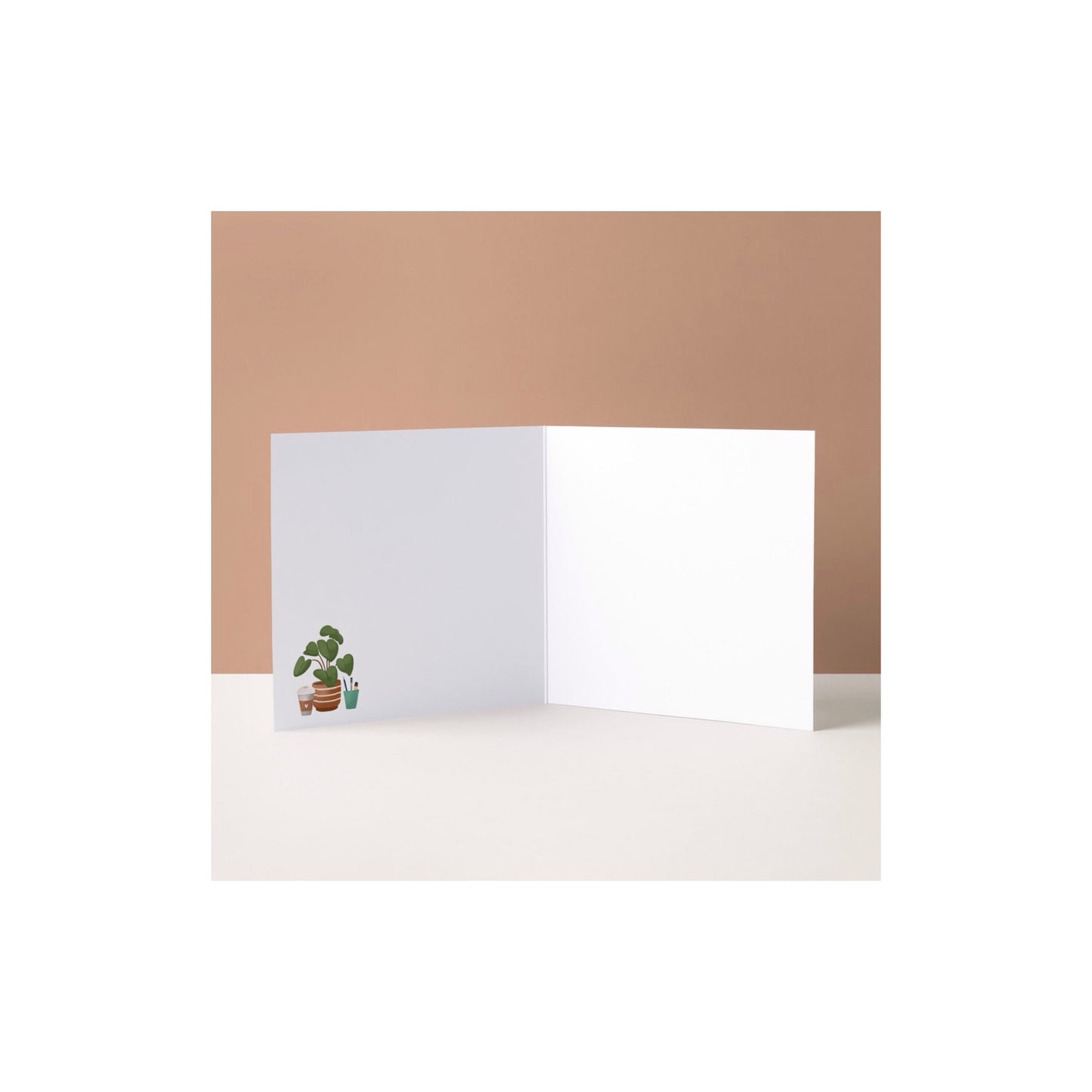 Dubbele wenskaart - nieuwe baan