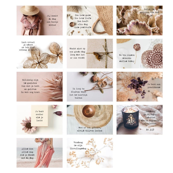 Doosje met een glimlach - 14 kaartjes