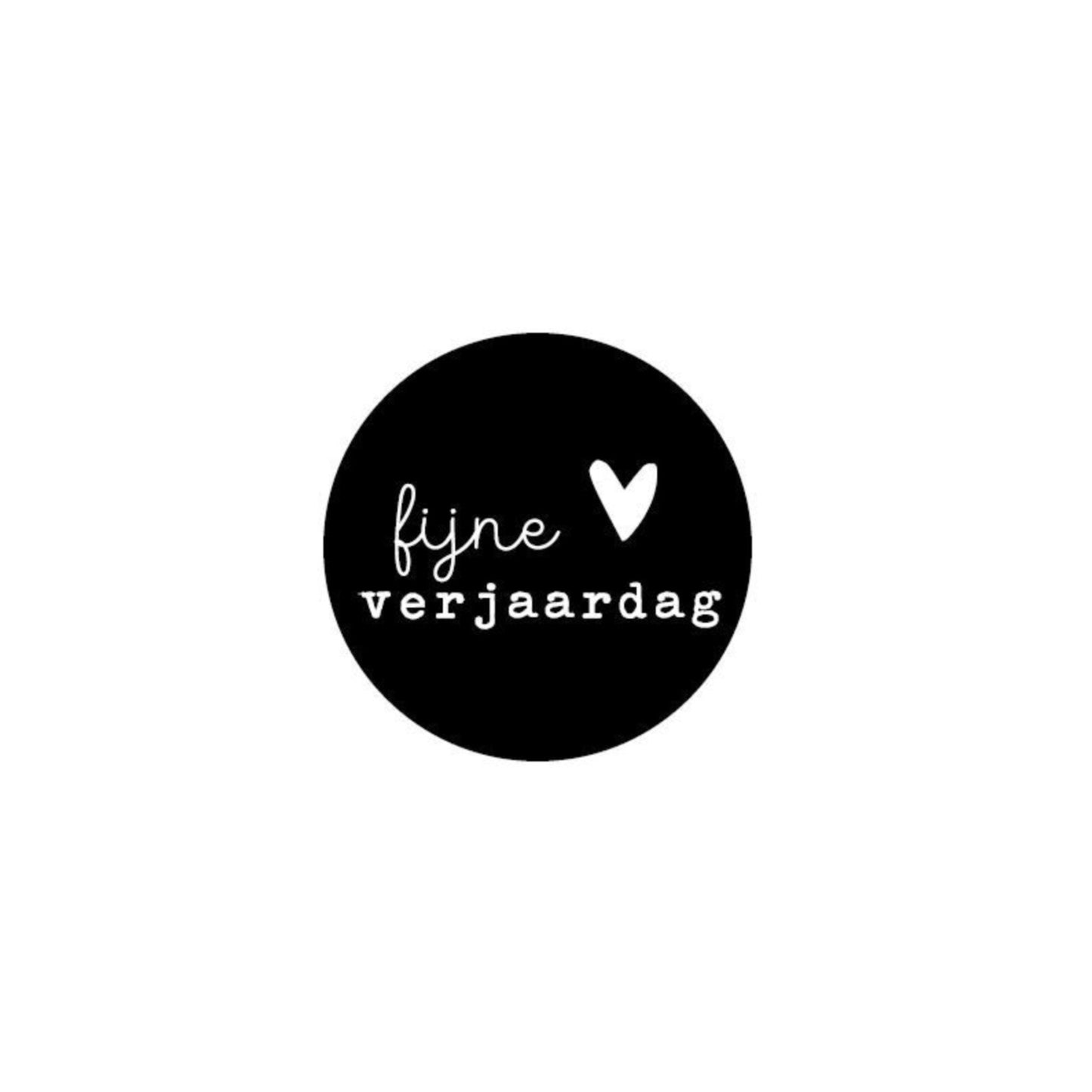 Cadeaustickers | fijne verjaardag (10 stuks)