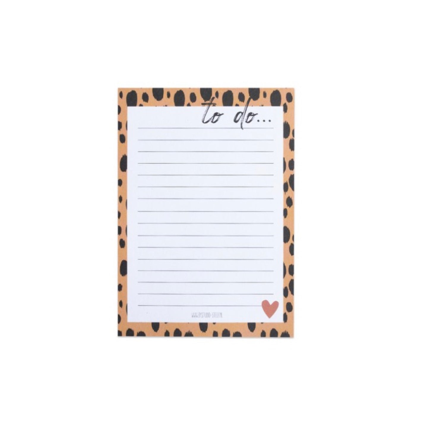 Notitieblokje A6 | to do
