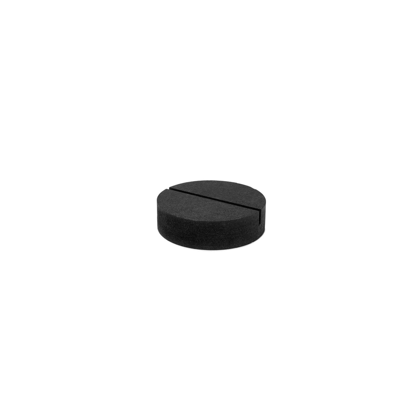 Kaartenhouder - rond - zwart - 7 cm