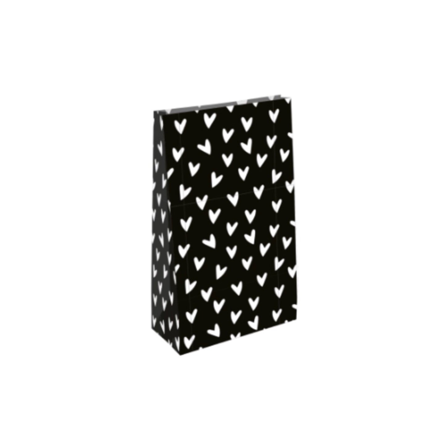 Blokbodemzakken | hartjes (2 stuks)