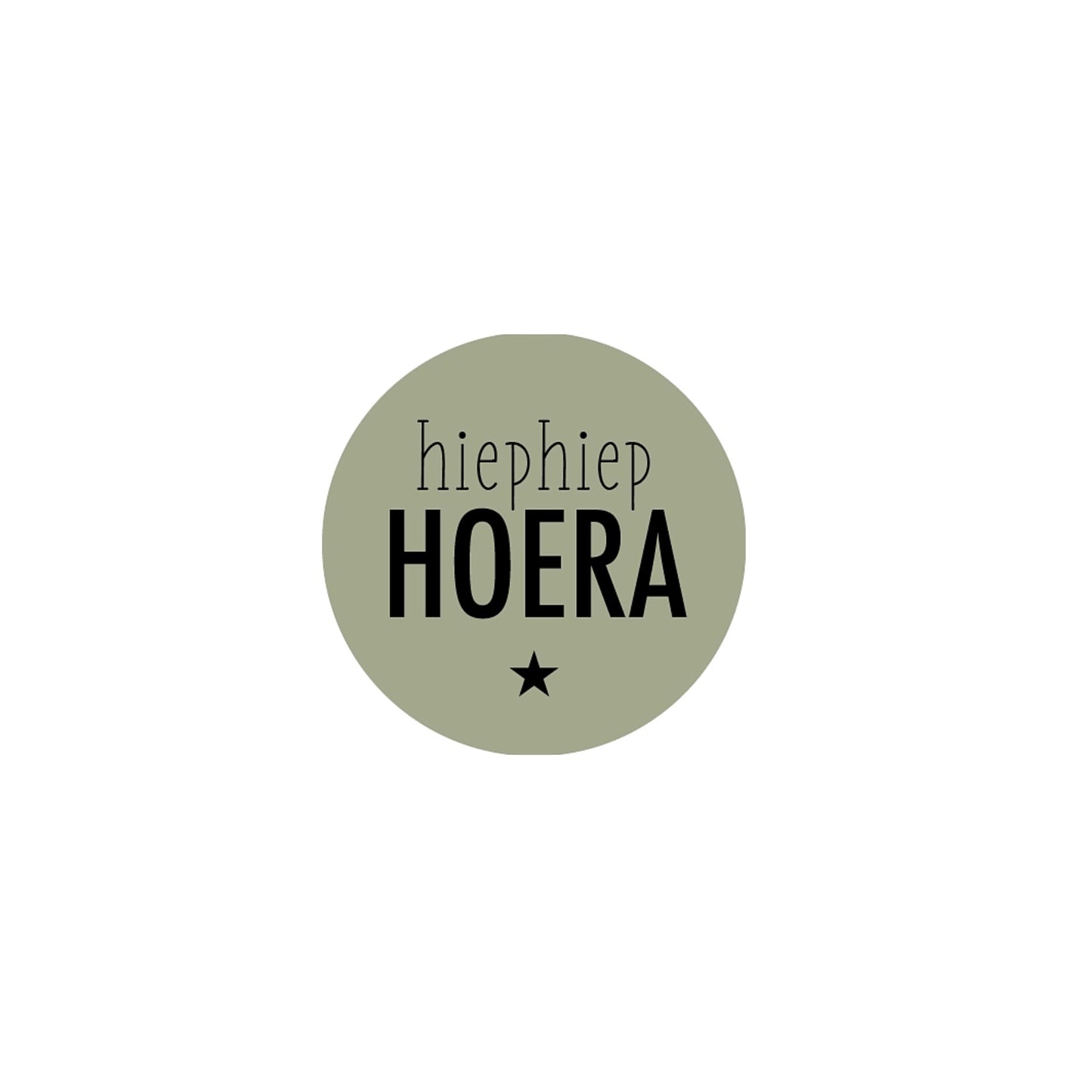 Cadeaustickers | hiep hiep hoera (10 stuks)