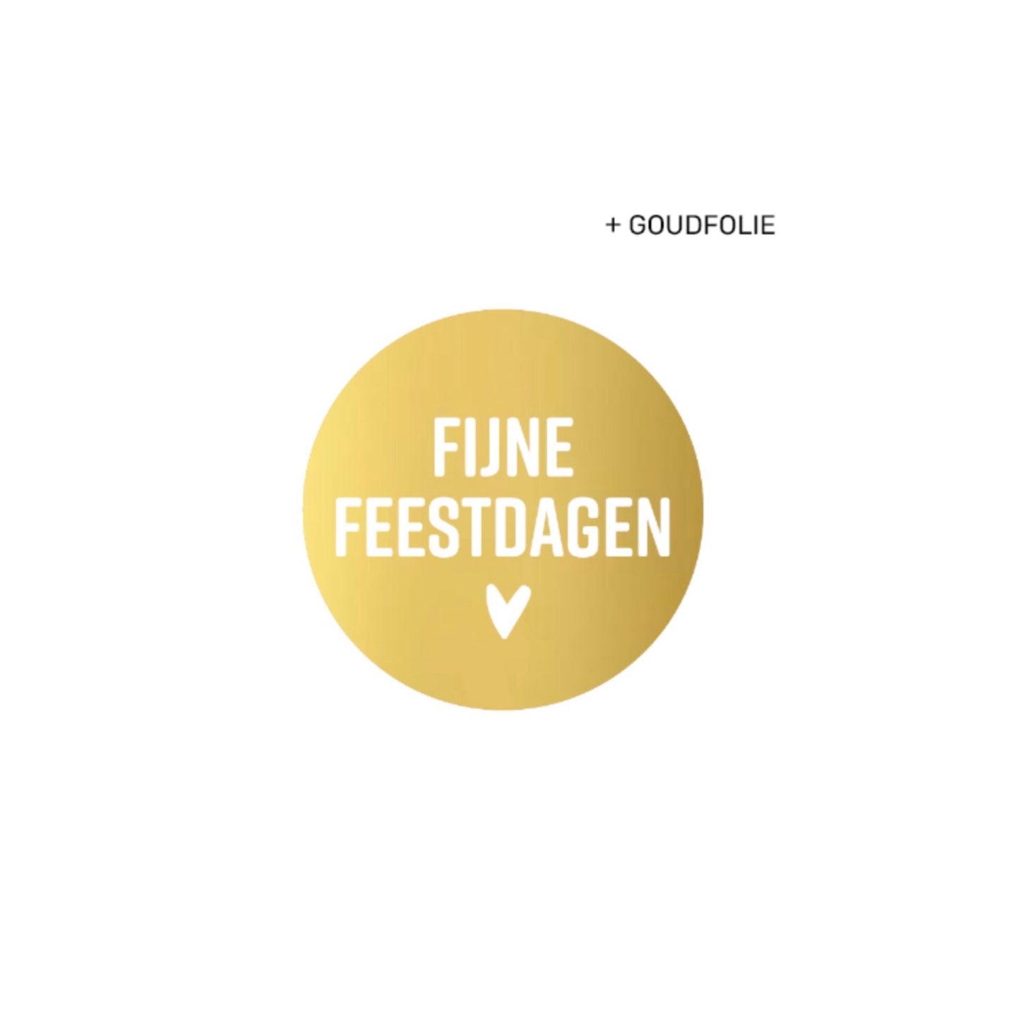 Cadeaustickers | fijne feestdagen (10 stuks)