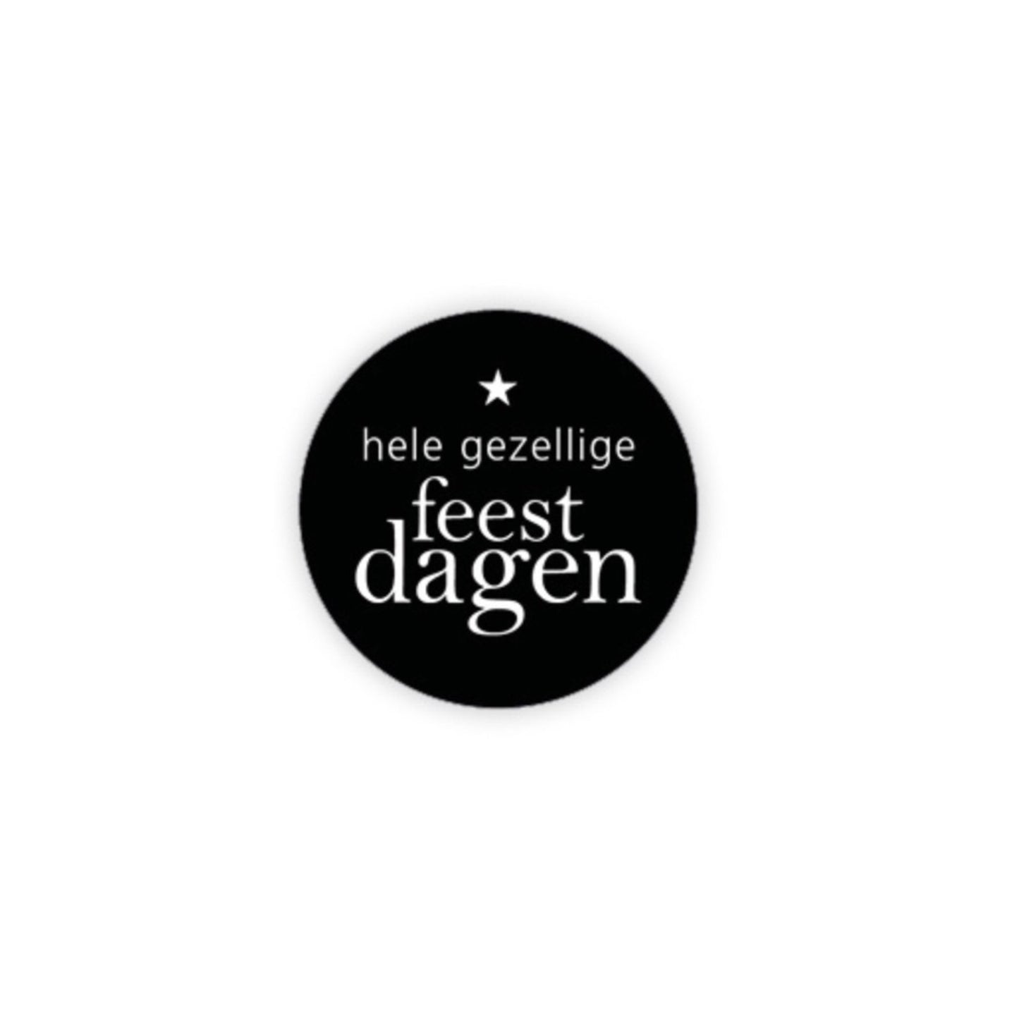 Cadeaustickers | hele gezellige feestdagen (10 stuks)