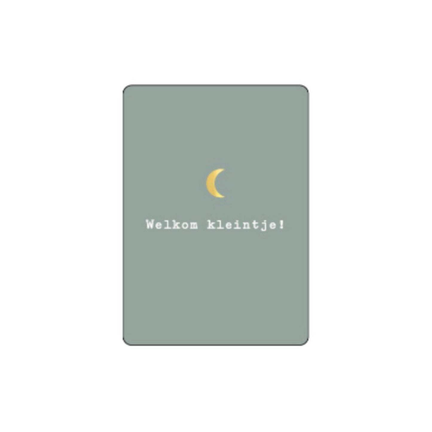Minikaartje | welkom kleintje