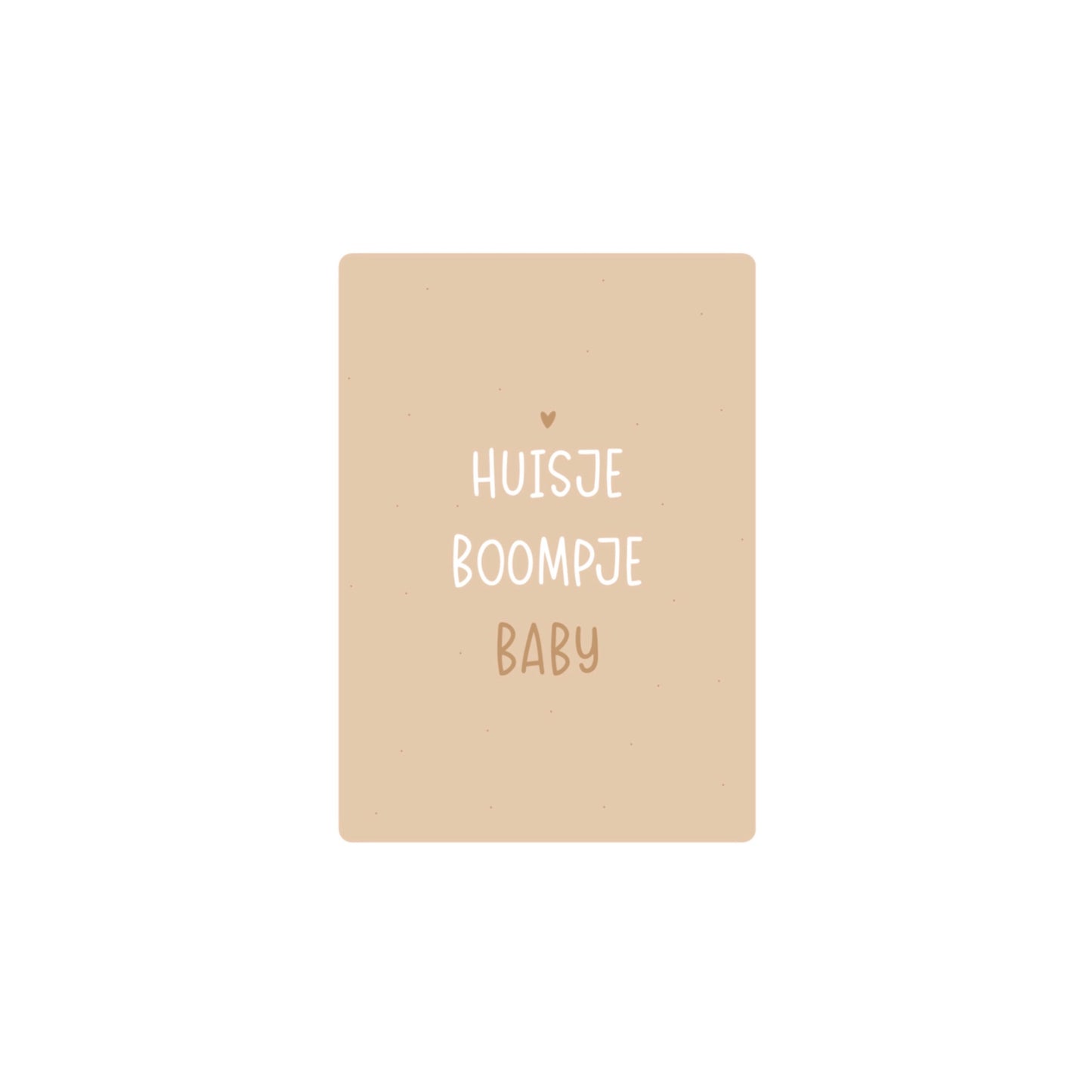 Kaart | huisje boompje baby
