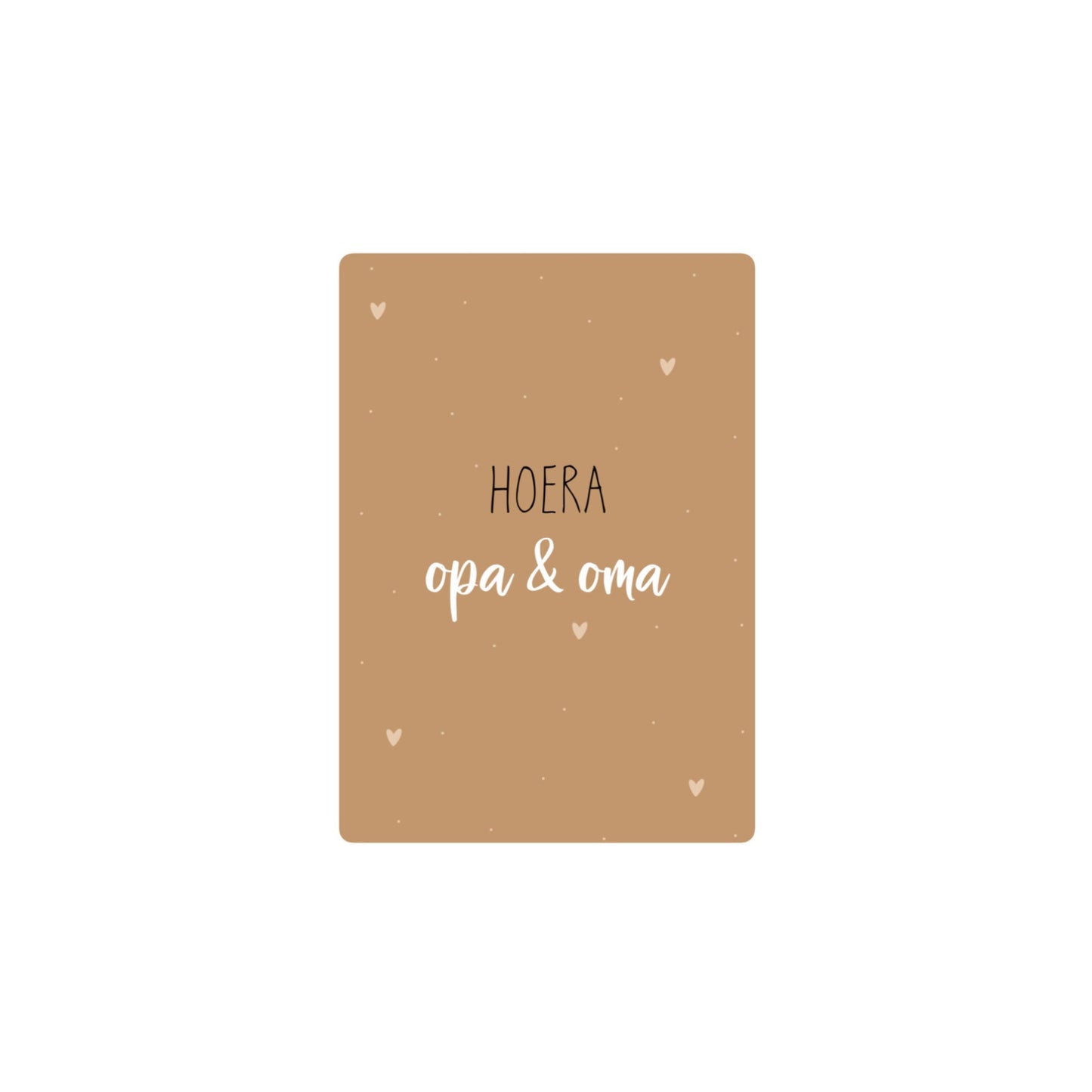 Kaart | hoera opa en oma