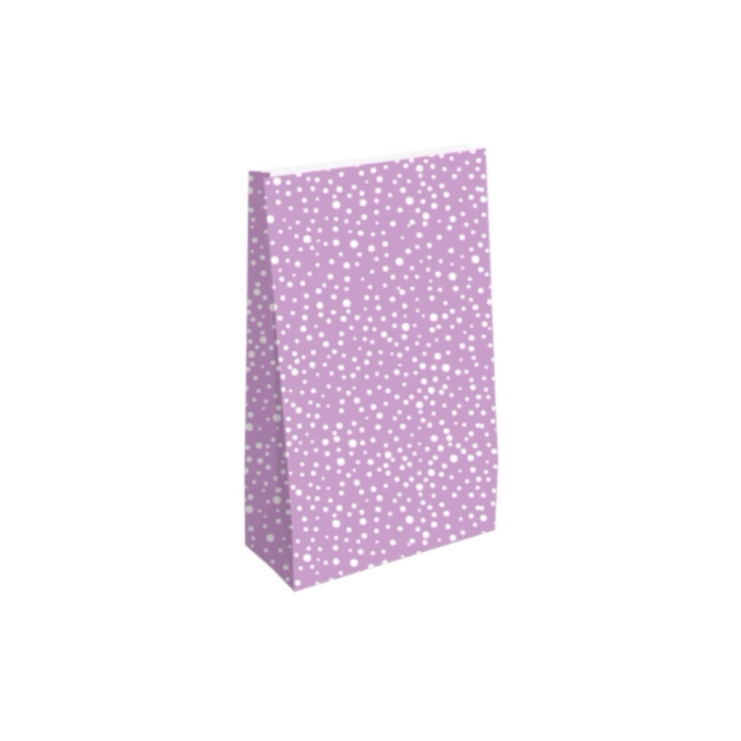 Blokbodemzakken | lila dots (2 stuks)