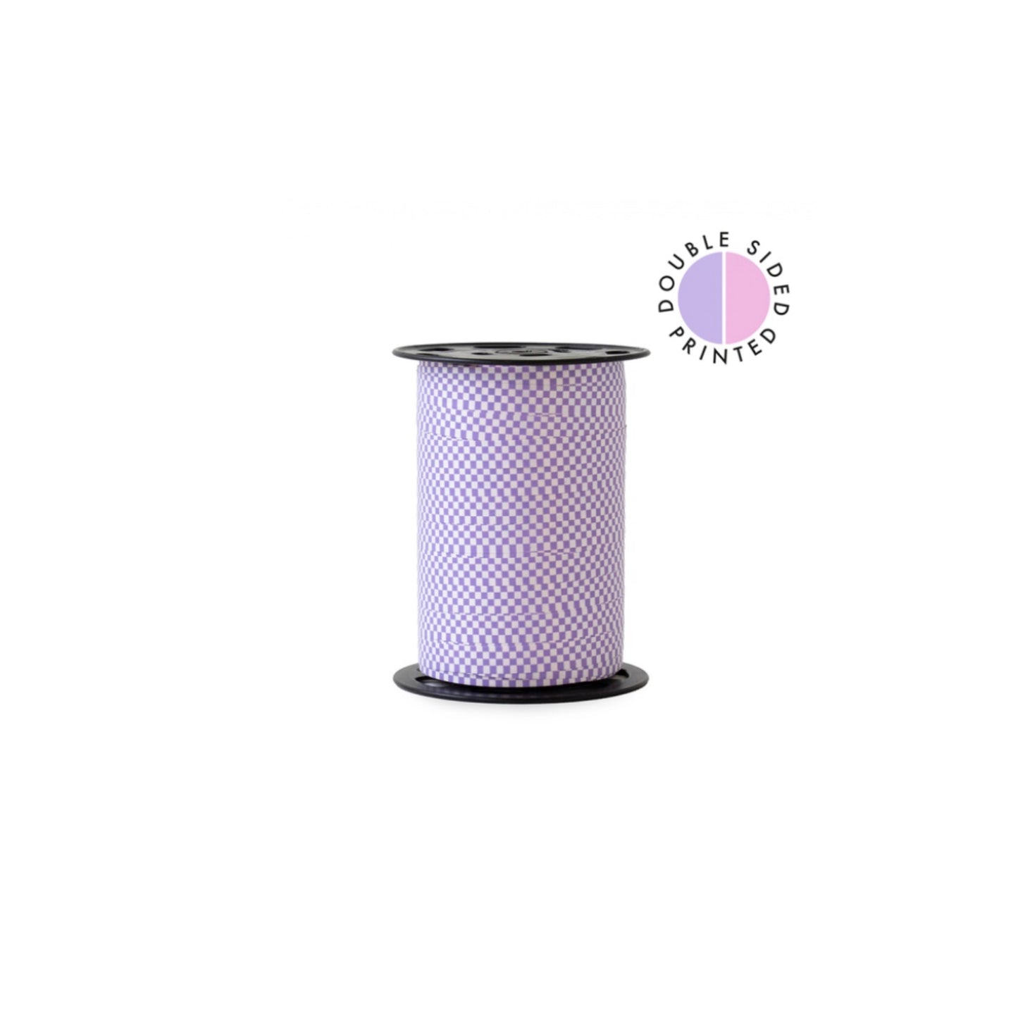 Krullint - check - lila - 5 meter