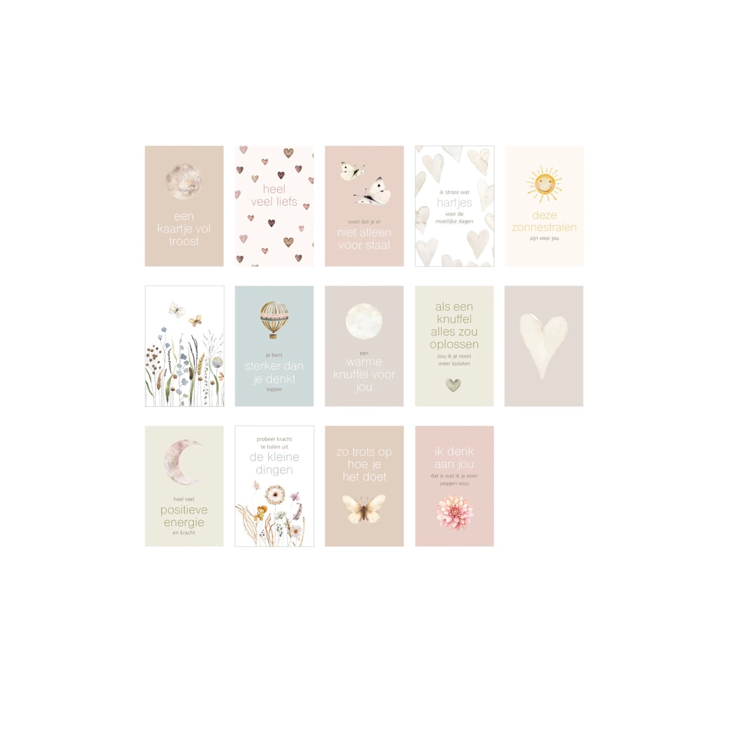Doosje troost - 14 bemoedigende kaartjes