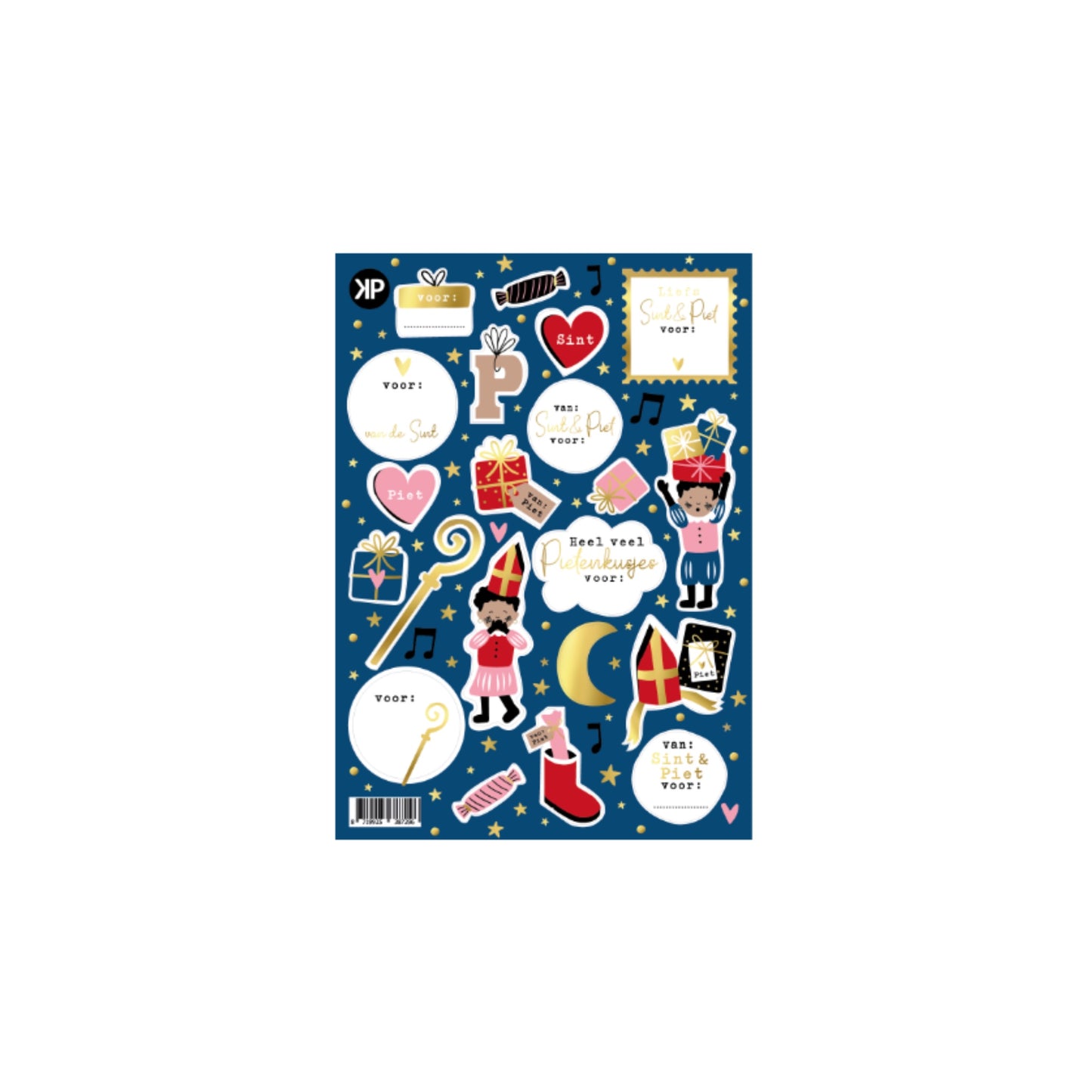 Stickervel - pieten party