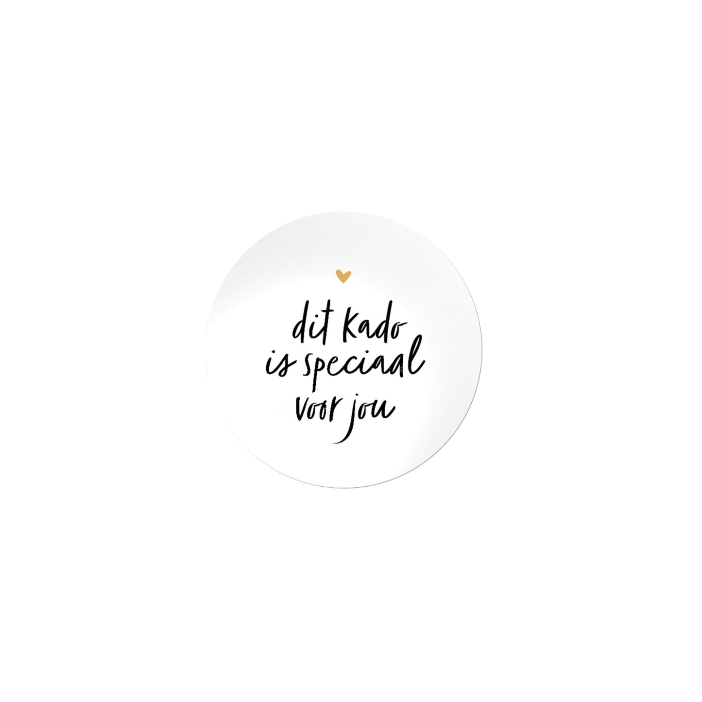 Cadeaustickers - dit kado is speciaal voor jou - wit - 10 stuks