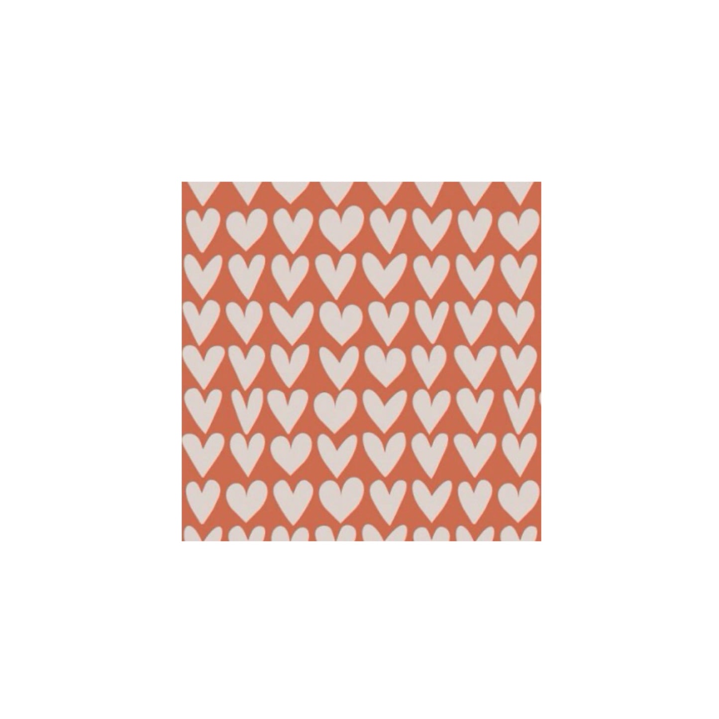 Cadeaupapier - hearts - beige - 30x200 cm