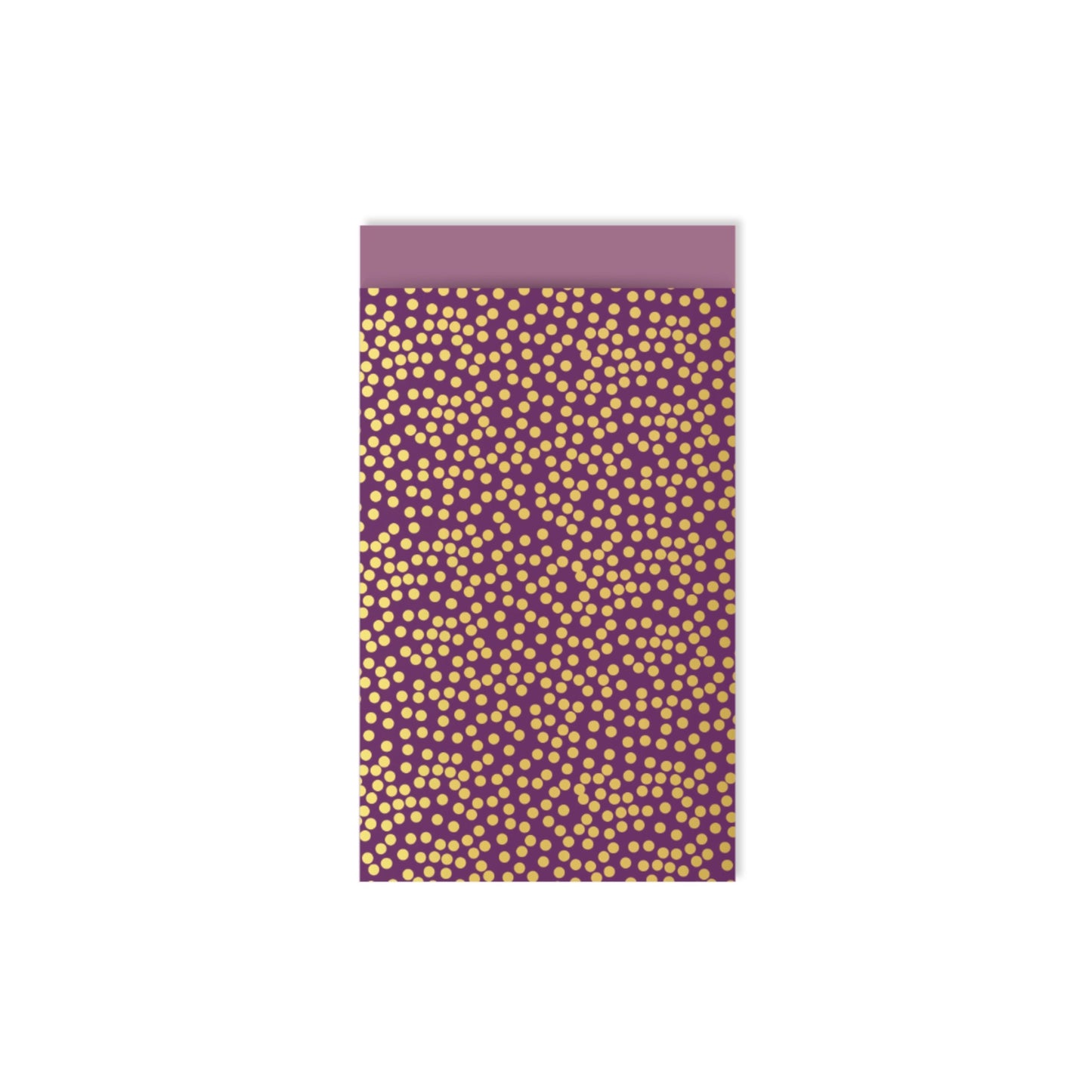 Cadeauzakjes - minidots - paars - 12x19 cm - 5 stuks