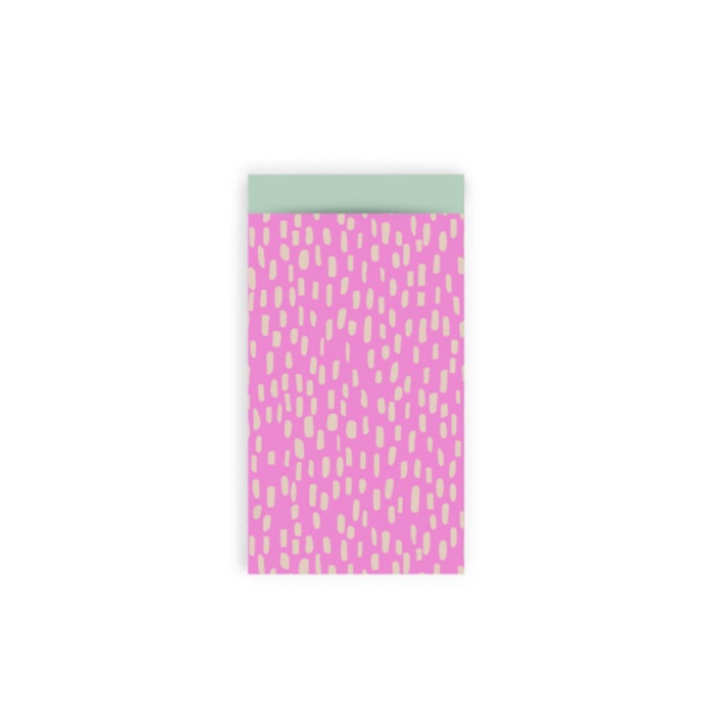 Cadeauzakjes - sparkles - roze - 7x13 cm - 5 stuks