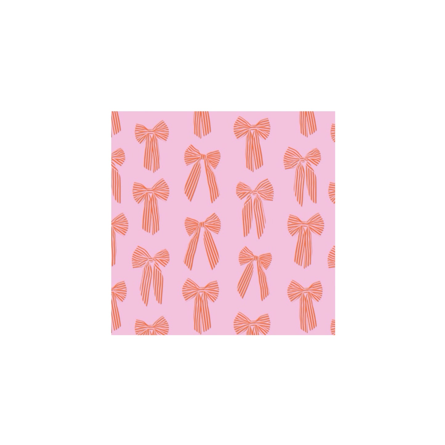 Cadeaupapier - strikjes - roze - 30x200 cm