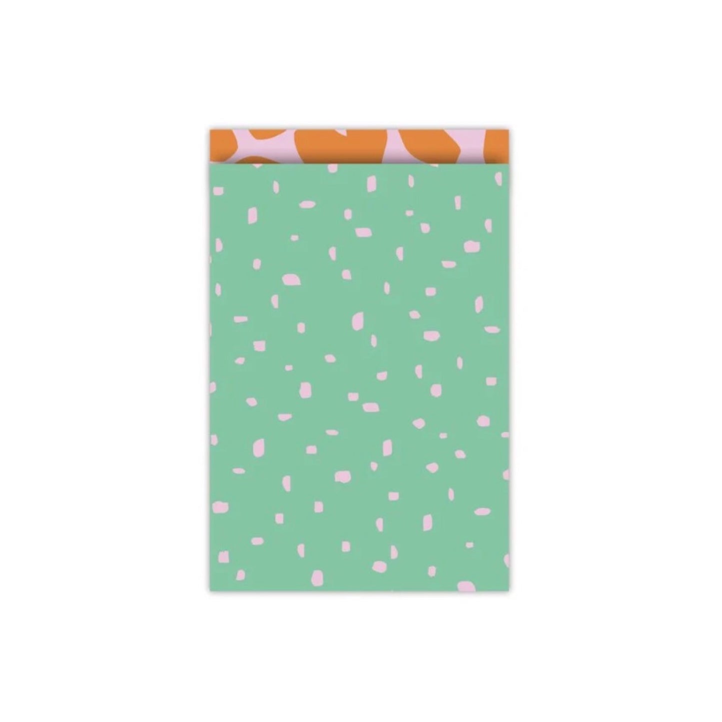 Cadeauzakjes - minimal dots - groen - 17x25 cm - 5 stuks
