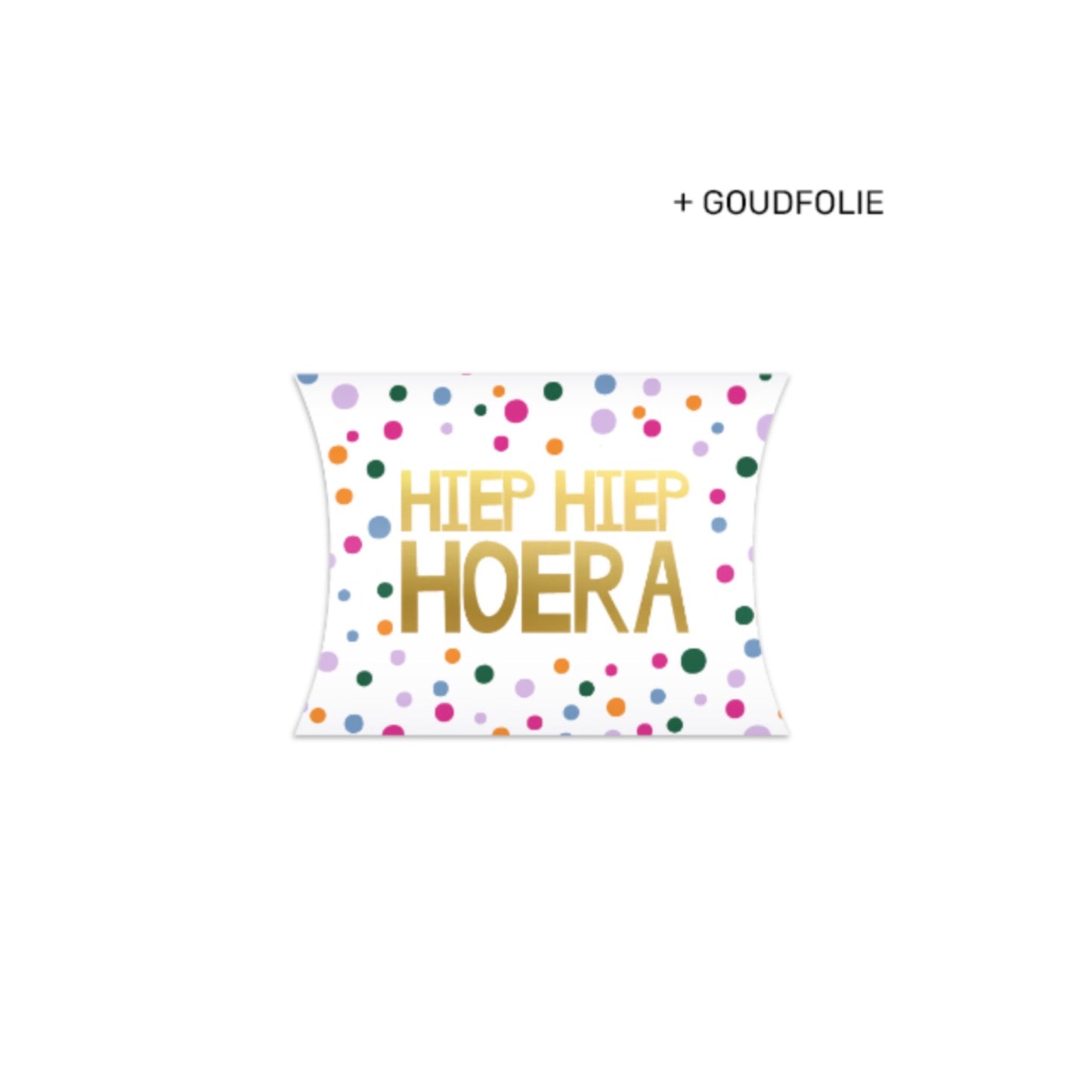 Gondeldoosje - hiep hiep hoera - meerkleurig