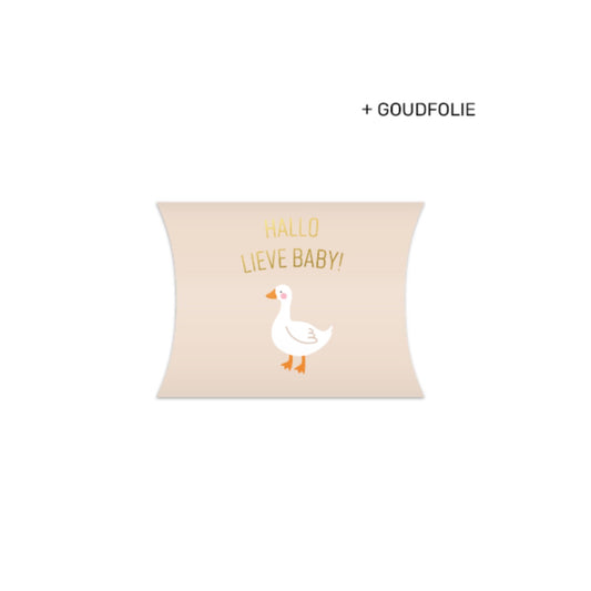 Gondeldoosje - hallo lieve baby - beige
