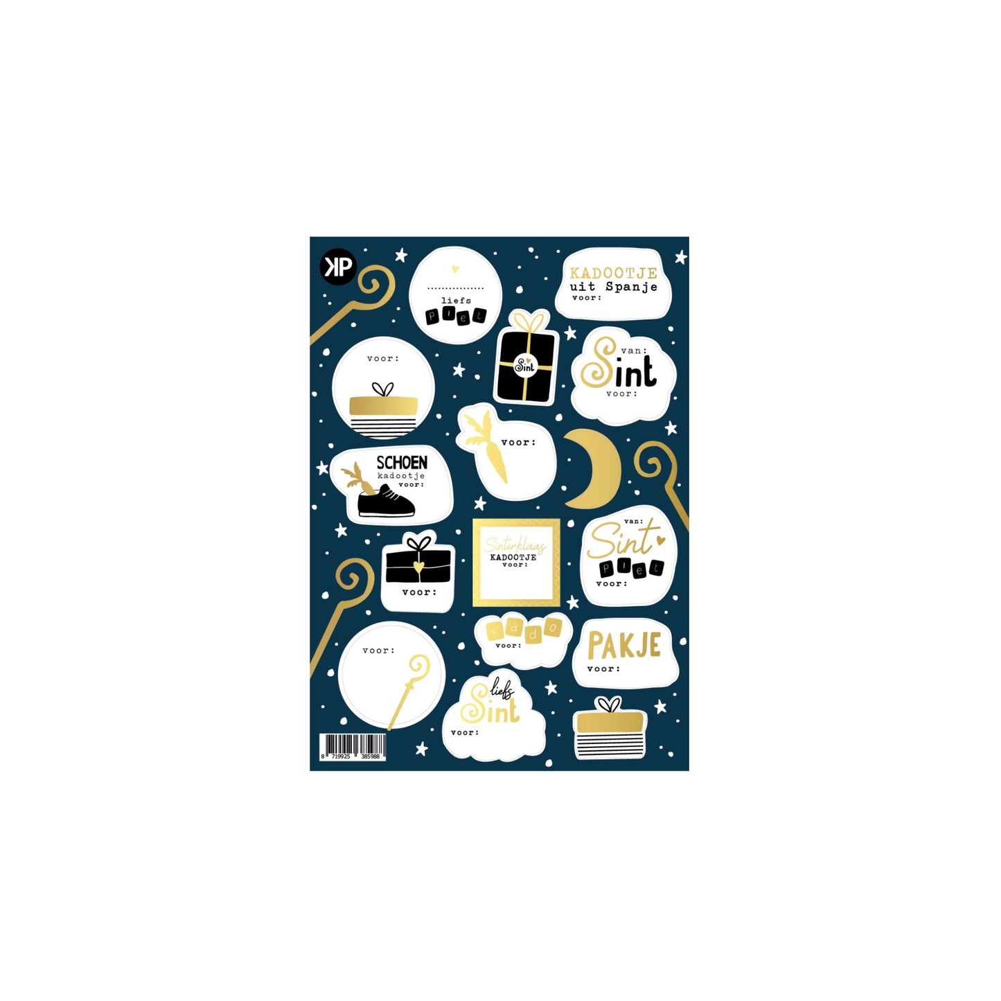 Stickervel - sinterklaas - A5