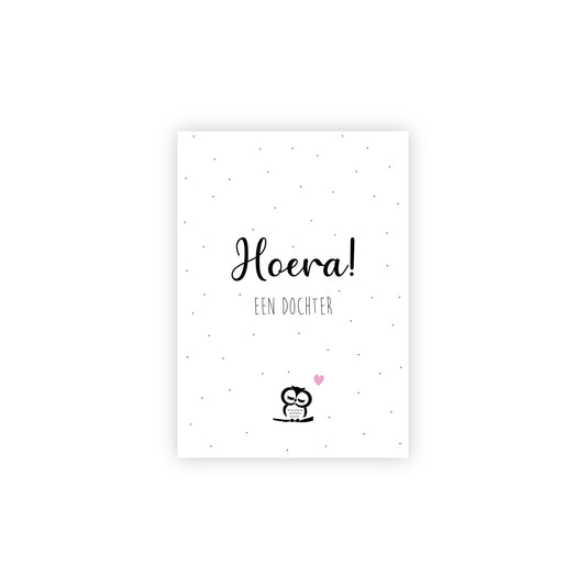 Kaart | hoera een dochter