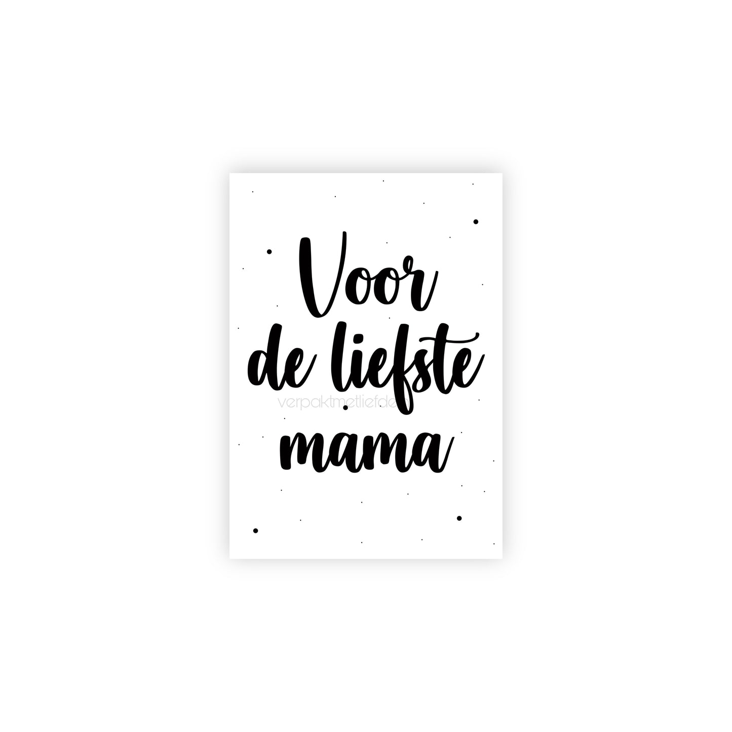 Cadeaulabel | voor de liefste mama
