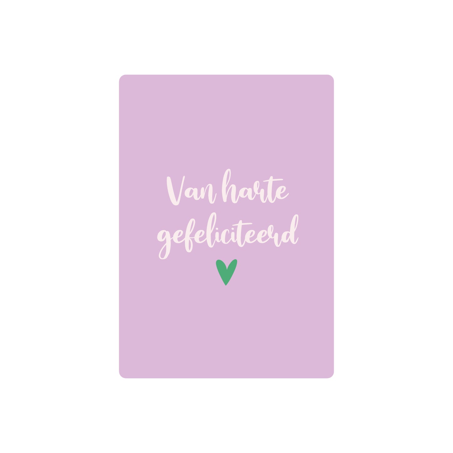 Kaart | van harte gefeliciteerd
