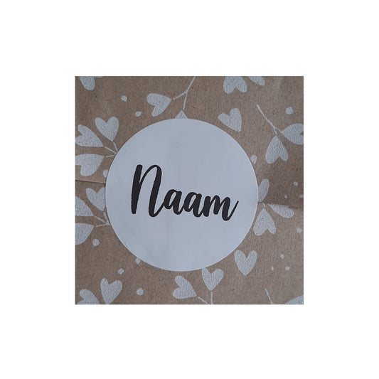 Gepersonaliseerde stickers - naam - per stuk