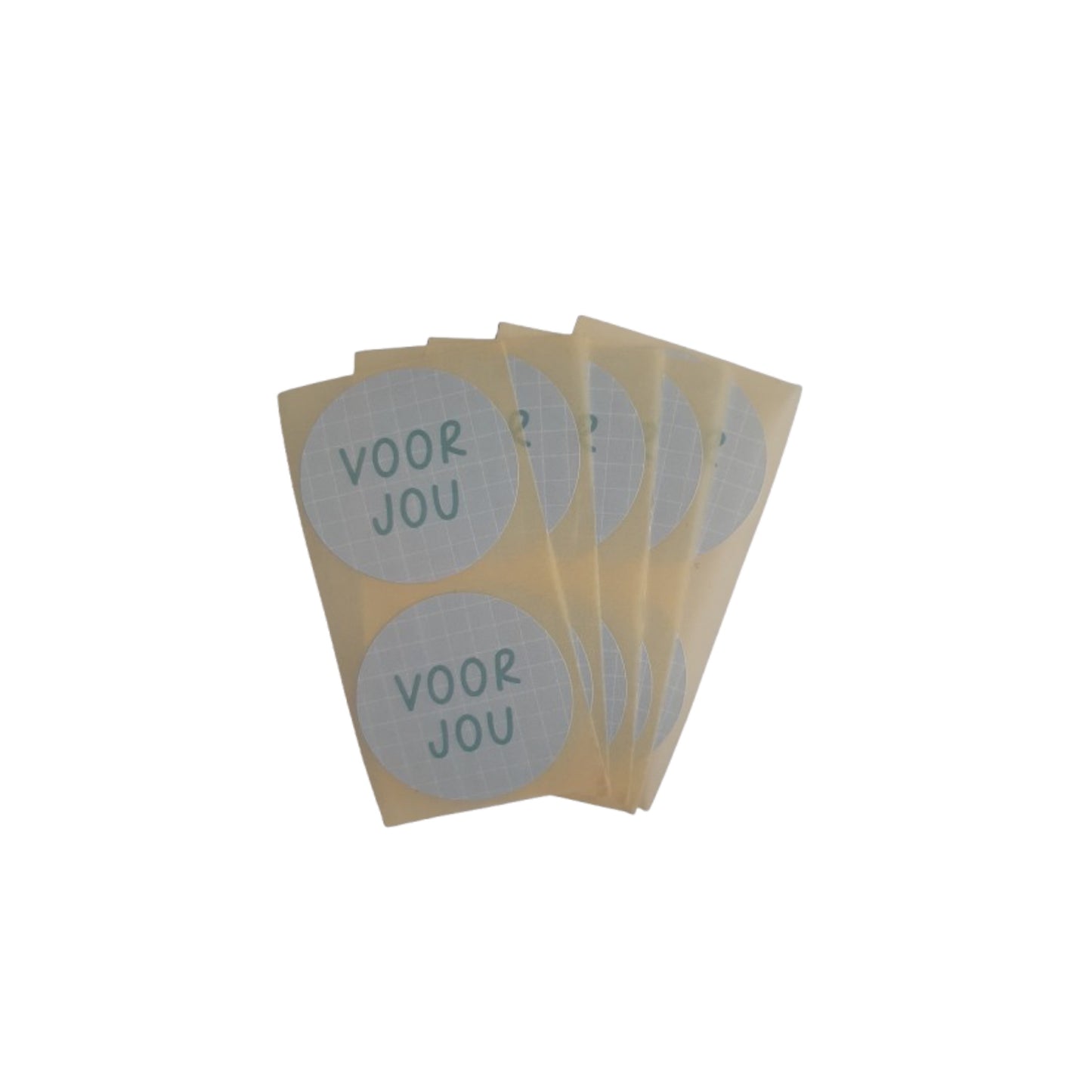 Cadeaustickers - voor jou - 10 stuks