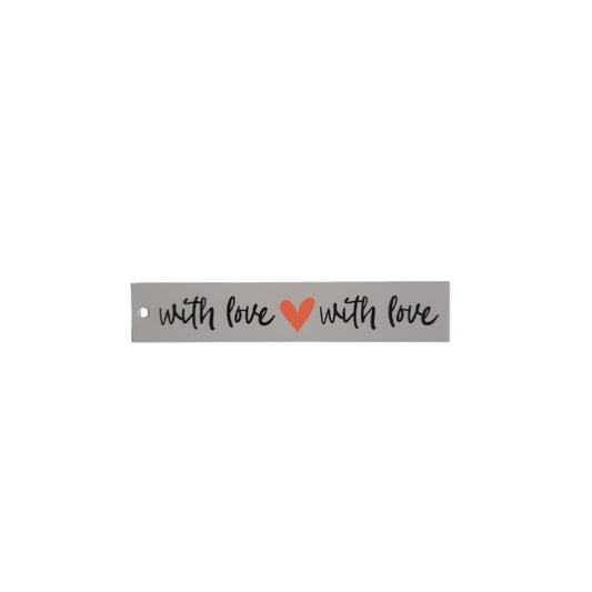 Cadeaulabel - with love