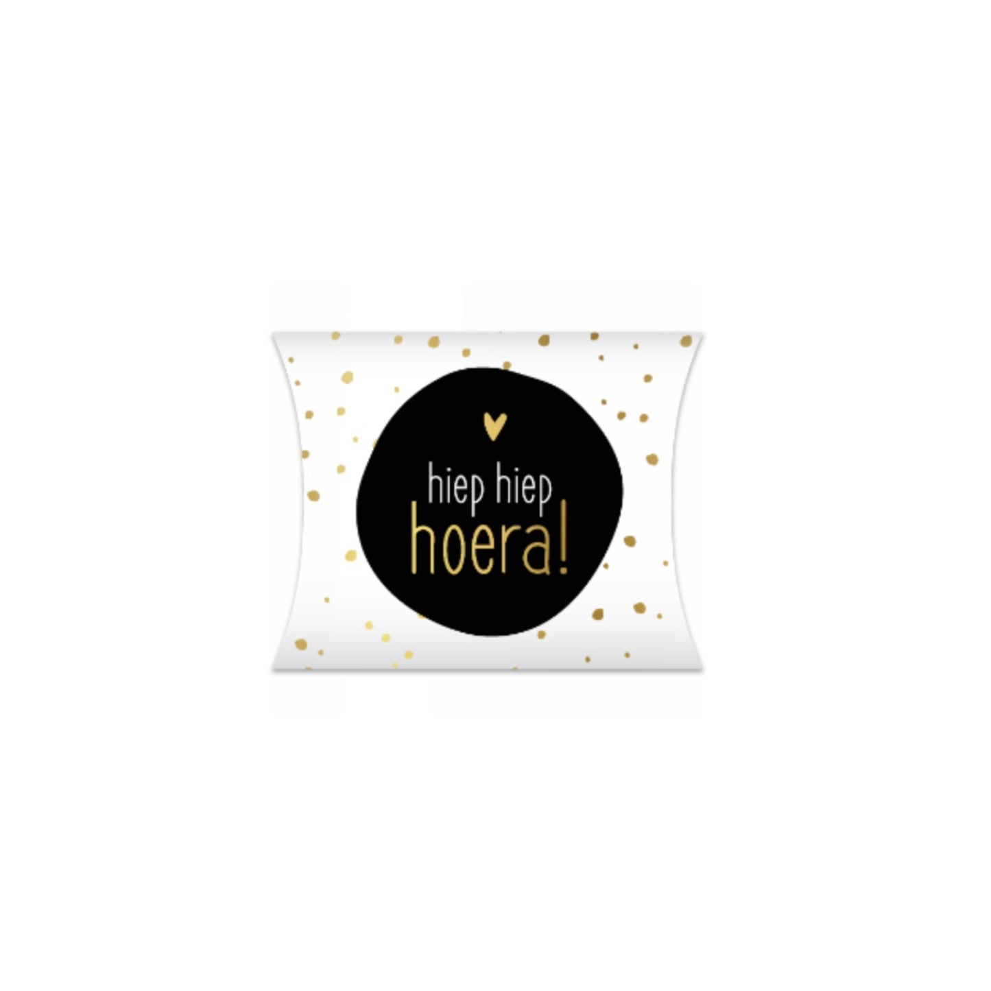 Gondeldoosje - hiep hiep hoera - zwart/wit