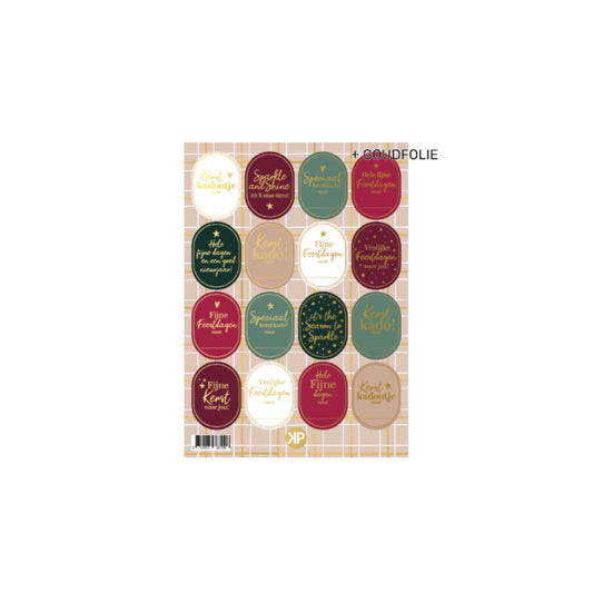 A5 stickervel - Kerst