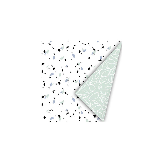 Cadeaupapier - sow and grow - mint - 30x200 cm