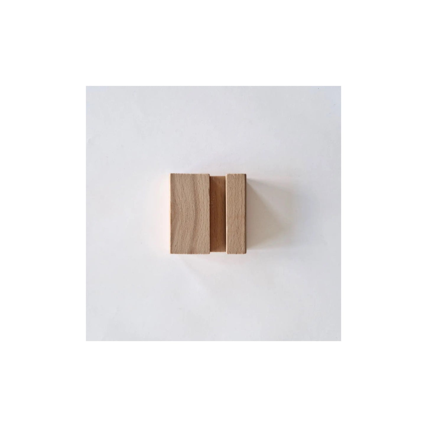 Natuursteen tegeltje - moonflowers - 10x10 cm - met houder