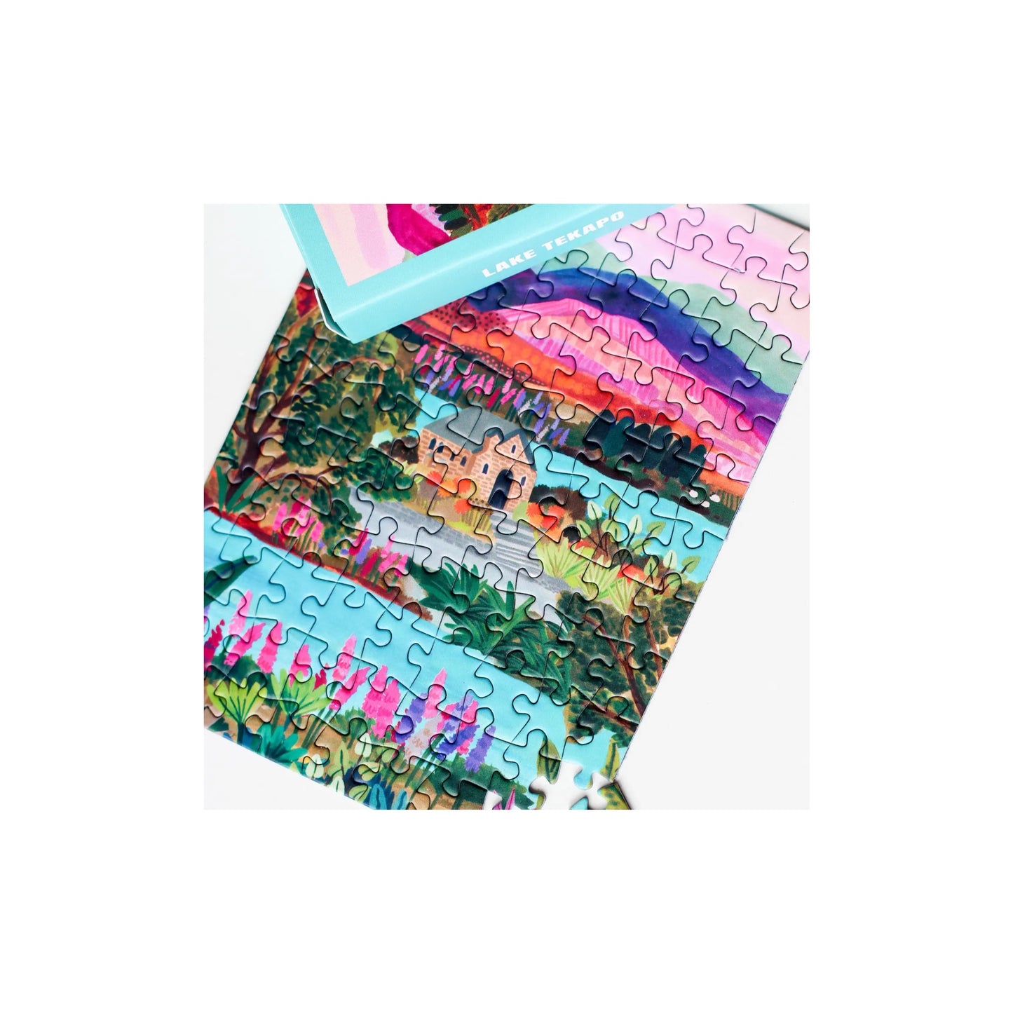 Mini puzzel - Lake Tekapo - 99 stukjes