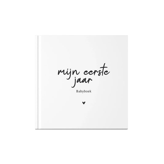 Baby invulboek - mijn eerste jaar - 21x21 cm - 45 pagina’s