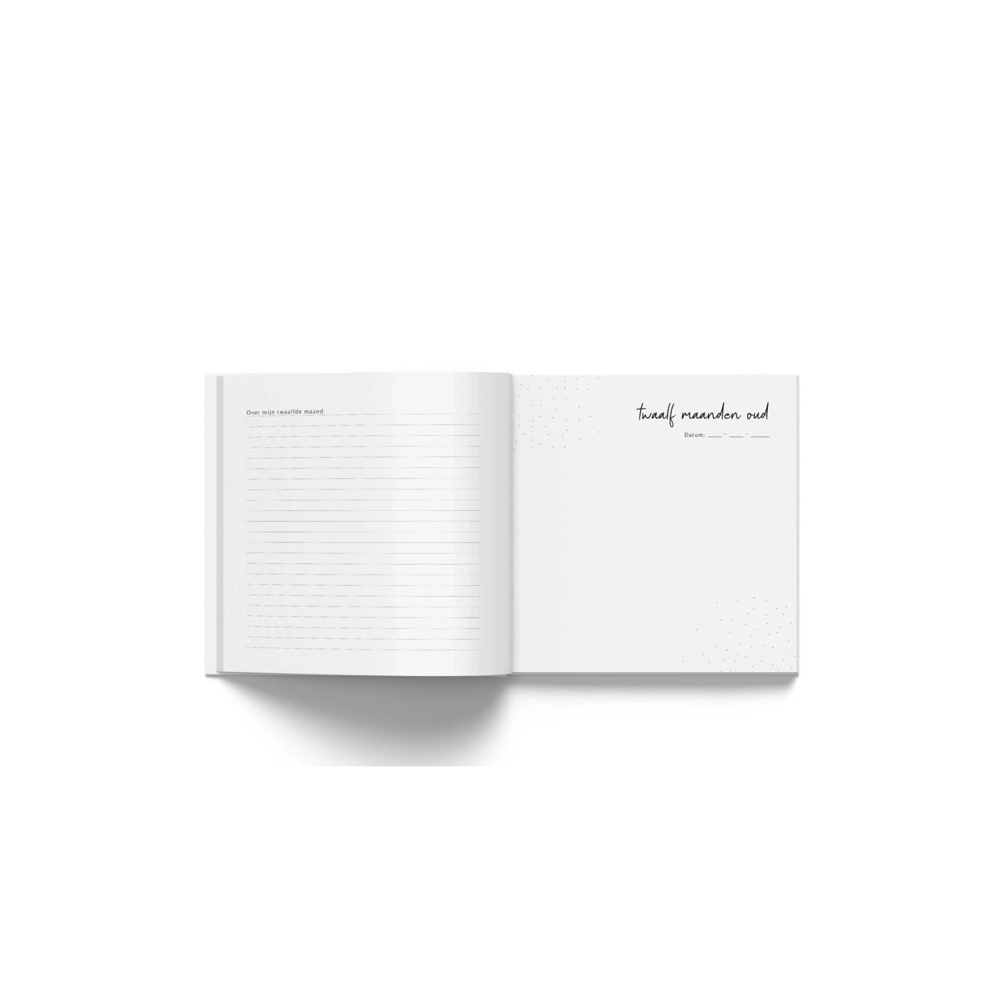 Baby invulboek - mijn eerste jaar - 21x21 cm - 45 pagina’s