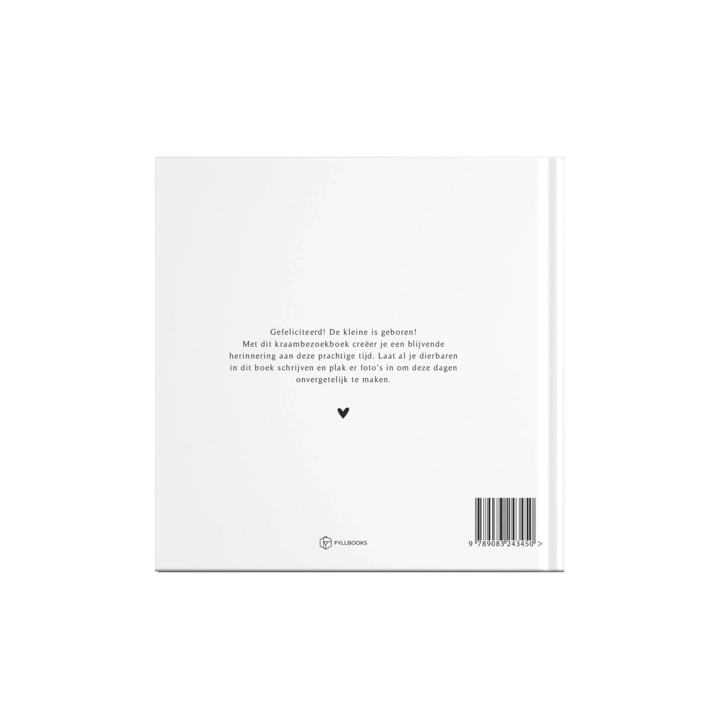 Baby invulboek - kraambezoek - 21x21 cm - 45 pagina’s