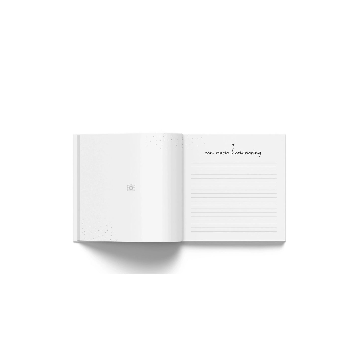 Baby invulboek - kraambezoek - 21x21 cm - 45 pagina’s