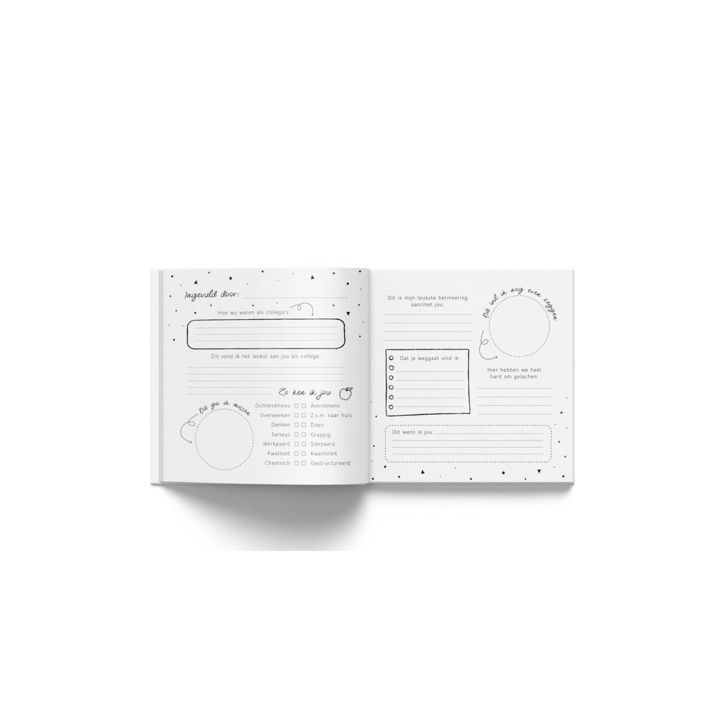 Collega invulboek - geniet van je pensioen - 21x21 cm - 32 pagina’s