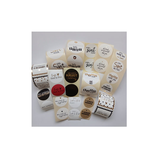 Stickermix - Sinterklaas - 30 cadeaustickers