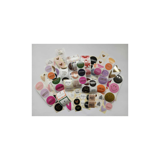 Stickermix XXL - 100 cadeaustickers